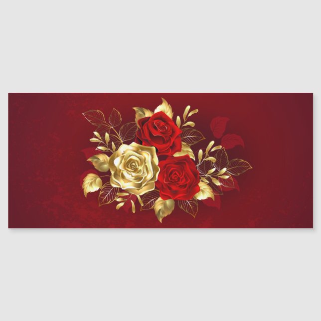 Três Rosas de joalharia (Frente)