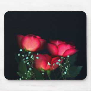 Três rosas Mousepad