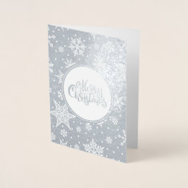 Três Sábios Luxury Real Foil Cartões de Natal