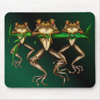 Três sapos Mousepad