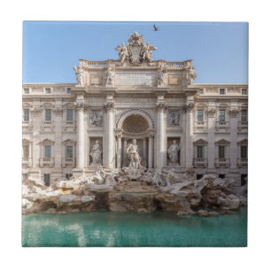 Trevi Fountain no início da manhã - Roma, Itáli