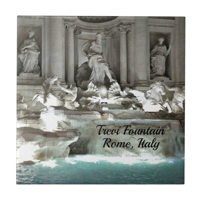 Trevi Fountain, Roma Itália (Frente)