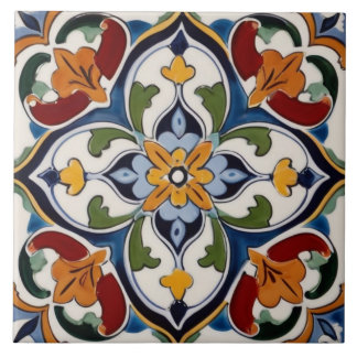 Trevo Colorido de Abstrato Quatrefoil Simétrico