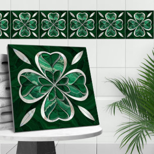 Trevo de quatro folhas - Mármaco Verde e Altura