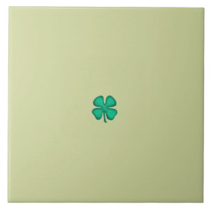 Trevo Irlandês de 4 Folhas Lucky pequeno verde cla