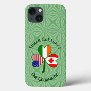 Trevo Personalizado Canadense Irlandês Americano