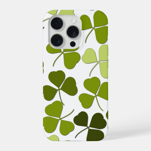 Trevo Verde em uma Variedade de Tons (Verso)