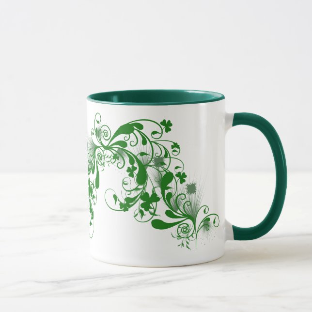 Trevos e caneca floral (Direita)