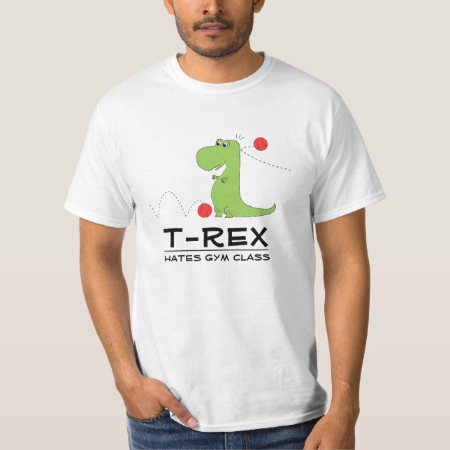 TRex deia camisetas engraçadas da classe do Gym (Frente)