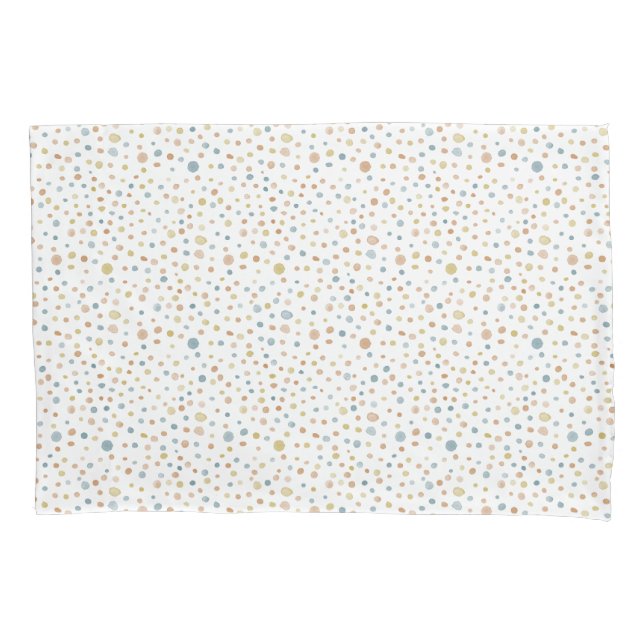 Trey Confetti Watercolor Dots Pillowcase (Frente)