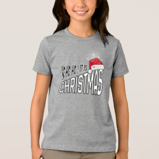 Tri-Blend Shirt : It's Christmas (grey)