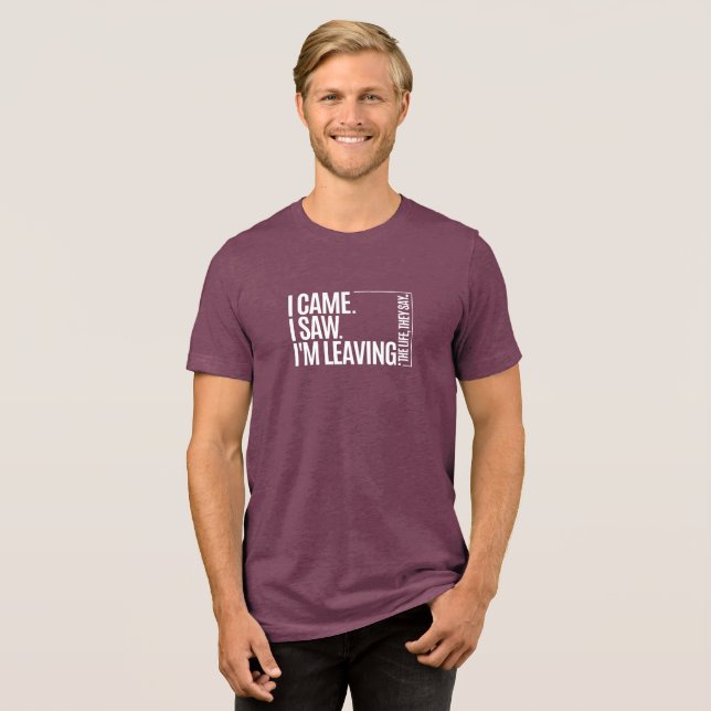 Tri-blend T-shirt | Sarcastic Philosophy Wear (Frente Completa)