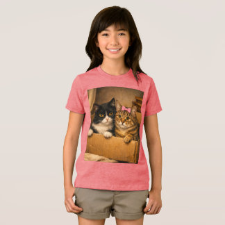 Tri‑Blend Warm Moments Cats in a Box Youth Shirt