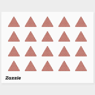 Triangular Adesivo de Padrão Xadrez