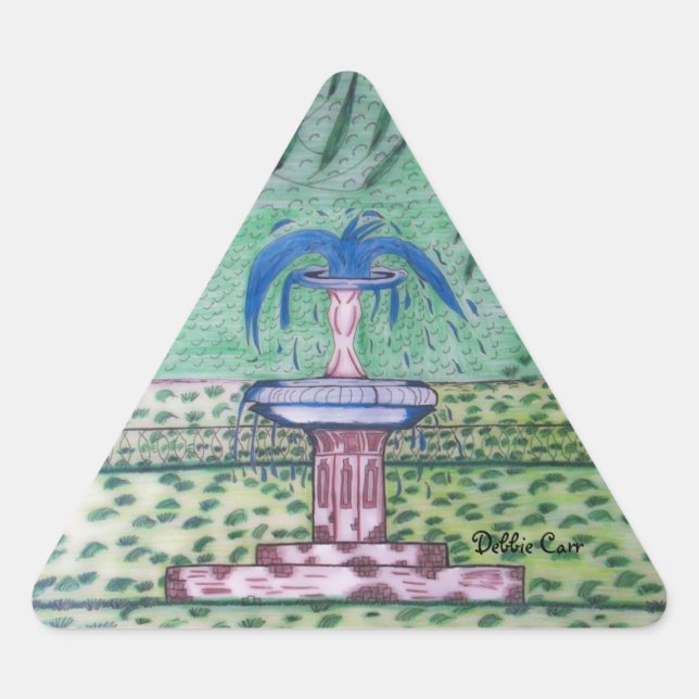 Triangular adesivo do Forsyth Park-triangle (Frente)