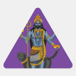 Triangular Adesivo do Senhor Bhairava