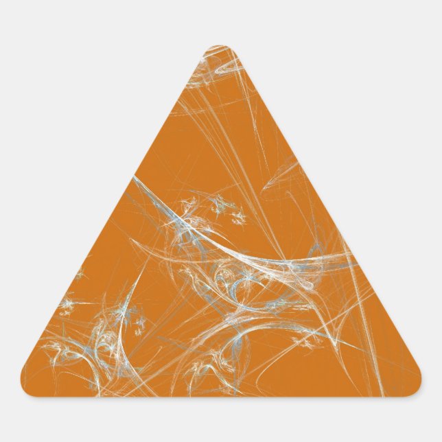 Triangular Adesivo do Triângulo Fratural Spider Web (Frente)