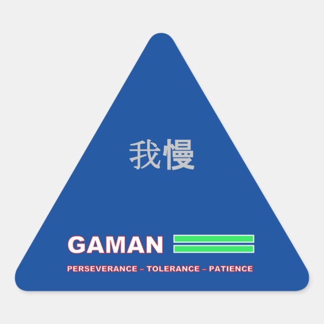 Triangular adesivo GAMAN (Frente)