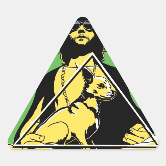 Triangular Cipes e o adesivo de forma do Pessoas (Frente)