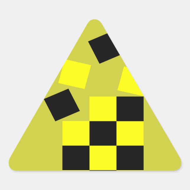 Triangular Quebra-cabeça - adesivo (Frente)