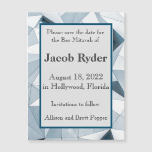 Triângulo Blues Magnético Salvar o Cartão de Da