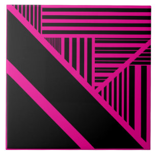 Triângulo entre magenta e preto