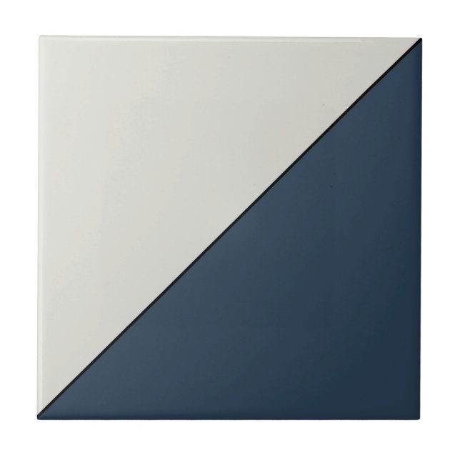 Triângulo Geométrico Azul Escuro Abstrato moderno (Frente)