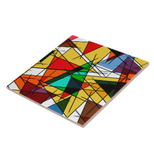 Triângulo Moderno Colorido Geométrico