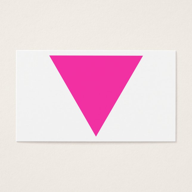 triângulo rosa (Frente)