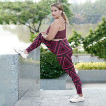 Triângulo Tribal Capri Leggings