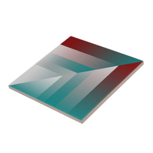 triângulos das cinzas de teal burgundy