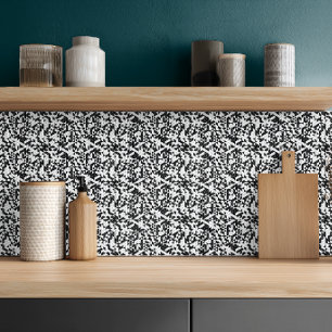 Triângulos Geométricos Preto Cinza Branco Modernos