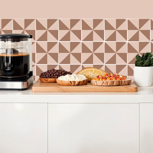 Triângulos Mocha padrão geométrico (Criador carregado)