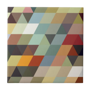 Triângulos multicoloridos geométricos dos padrões