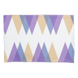 Triângulos roxos, azuis e amarelos