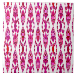 Tribal Batik - Burqundy e Fuchsia Pink