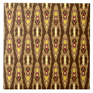Tribal Batik - Castanho e Cerveja