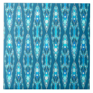 Tribal Batik - Ocean Blue e Aqua