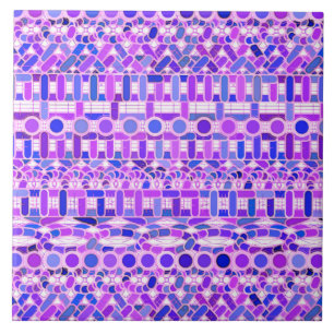 Tribal Batik - tons violeta roxa