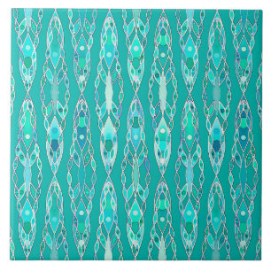 Tribal Batik - Turquesa e Aquamarine