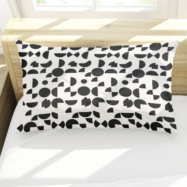 Tribal Geométrico Moderno e Branco (White Modern Elegant Geometric Tribal Pillow Case)