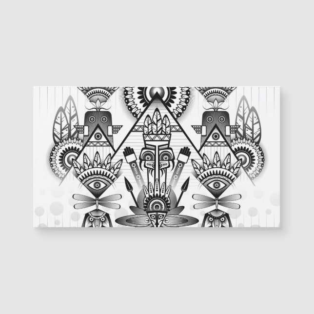 Tribal Nativo abstrato (Frente)