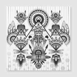 Tribal Nativo abstrato