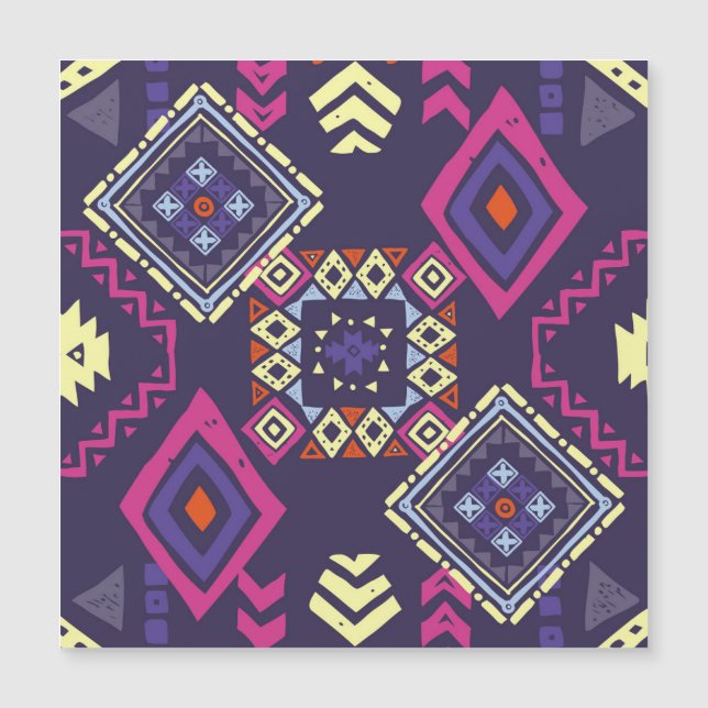 Tribal, origem geométrica primitiva. (Frente)