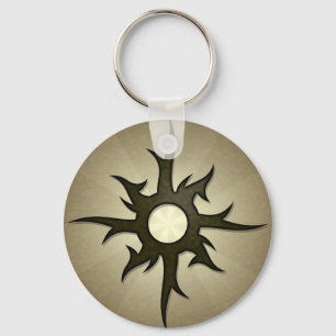 Tribal Solar Thorns Chaveiro