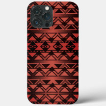 Tribal ZigZag triângulos no salmão escuro gradient