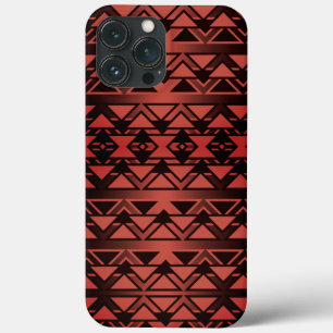 Tribal ZigZag triângulos no salmão escuro gradient