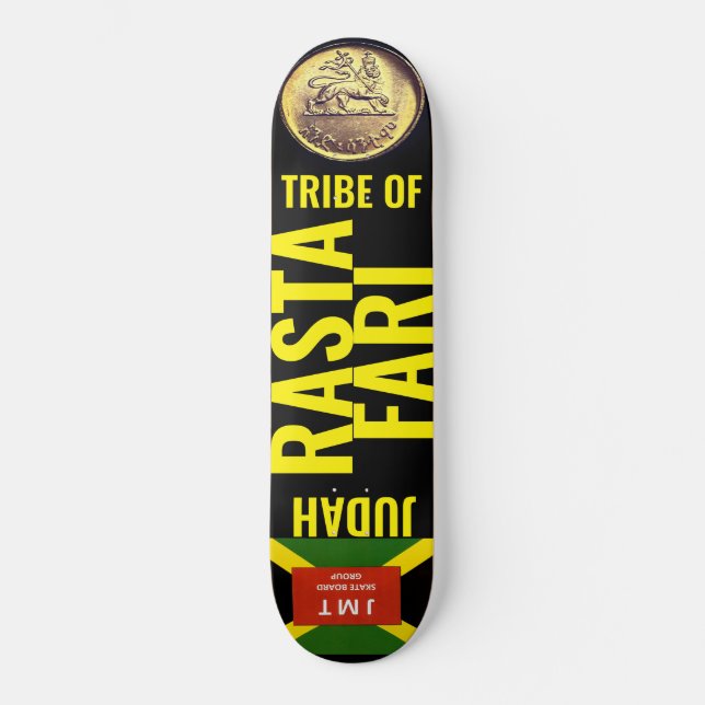 TRIBO DE JUDAH: skate JAMAICA (GEN 49:8) (Frente)