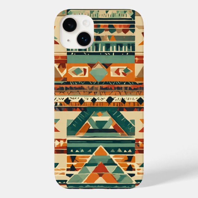 tribo verde vermelho castanho branco, redondo (Verso)