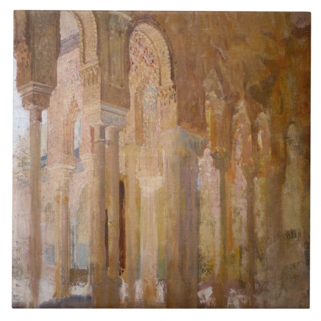 Tribunal dos Leões, Alhambra (por Henri Regnault) (Frente)